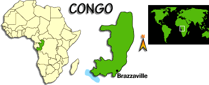 [Country map of Congo, Democratic Republic of the]