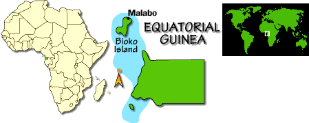 [Country map of Equatorial Guinea]