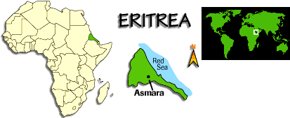 [Country map of Eritrea]