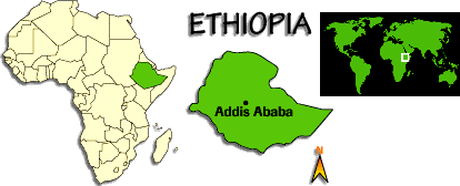 [Country map of Ethiopia]
