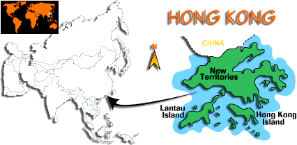 [Country map of Hong Kong]