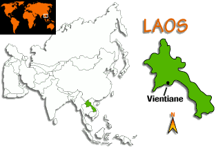 [Country map of Laos]