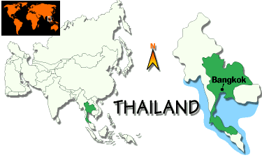 [Country map of Thailand]
