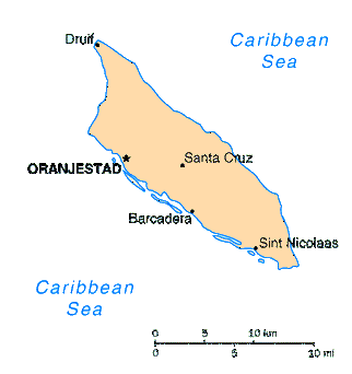 [Country map of Aruba]