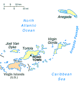 [Country map of British Virgin Islands]