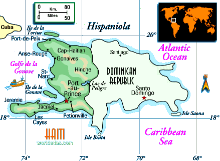 [Country map of Haiti]