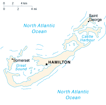 [Country map of Bermuda]