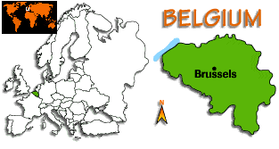 [Country map of Belgium]