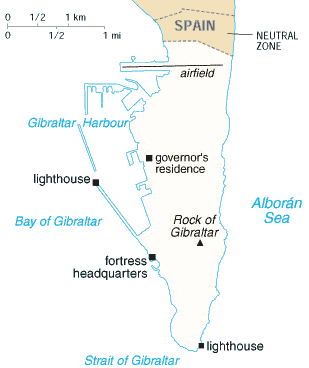 [Country map of Gibraltar]