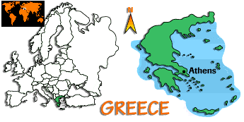 [Country map of Greece]