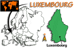[Country map of Luxembourg]