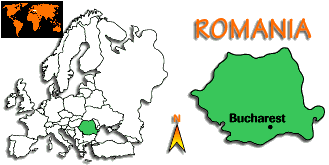 [Country map of Romania]