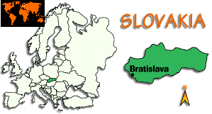 [Country map of Slovakia]