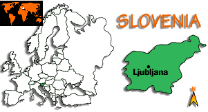 [Country map of Slovenia]