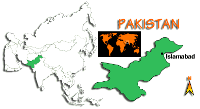 [Country map of Pakistan]
