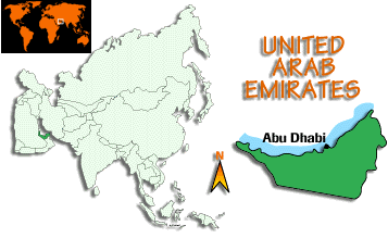 [Country map of United Arab Emirates]