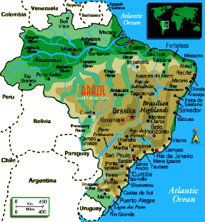 [Country map of Brazil]